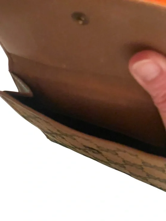 Authentic Vintage Gucci GG Canvas Continental Wallet – Brown Monogram – Rare - Picture 12 of 15